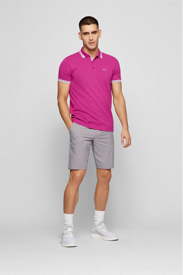 ΜΠΛΟΥΖΑ POLO BOSS - 653 ΦΟΥΞΙΑ